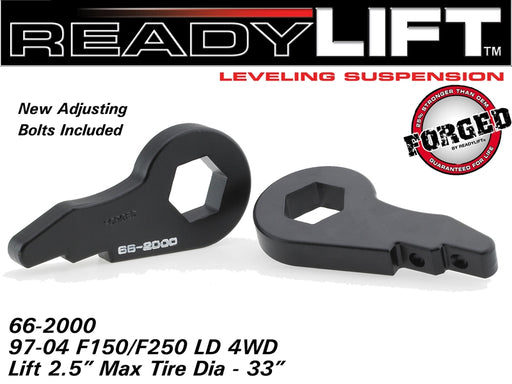ReadyLift 1997-00 FORD F150 2'' Leveling Kit (Forged Torsion Key) - #66-2000