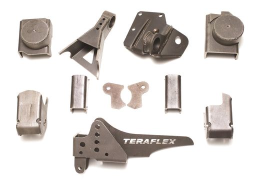 TeraFlex JK Front Axle Bracket Kit Jeep Wrangler - #3990700