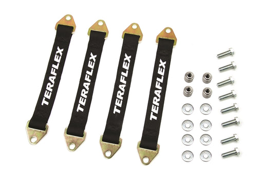 TeraFlex JK Front and Rear Limit Strap Kit Jeep Wrangler - #4853100